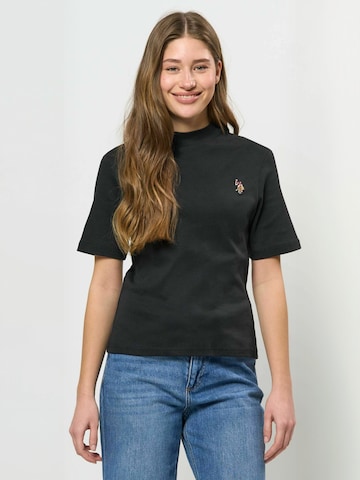 U.S. POLO ASSN. Top ' UWLene ' in Zwart: voorkant