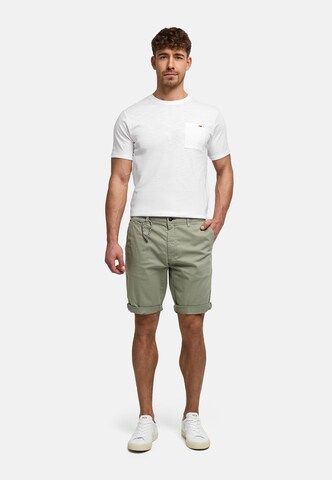 INDICODE JEANS Regular Chino 'Canvo' in Groen
