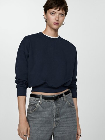 MANGO Sweatshirt 'SWEATY' in Blue: front