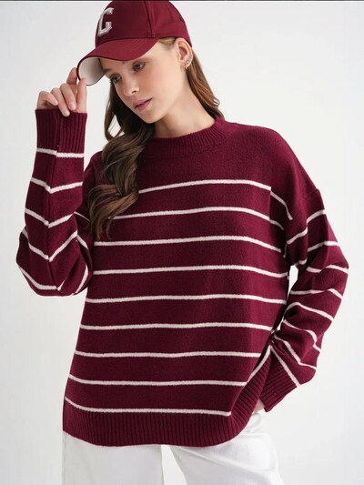 MixRay Kampsun 'Pullover' S-M suuruses burgundia, Tootevaade