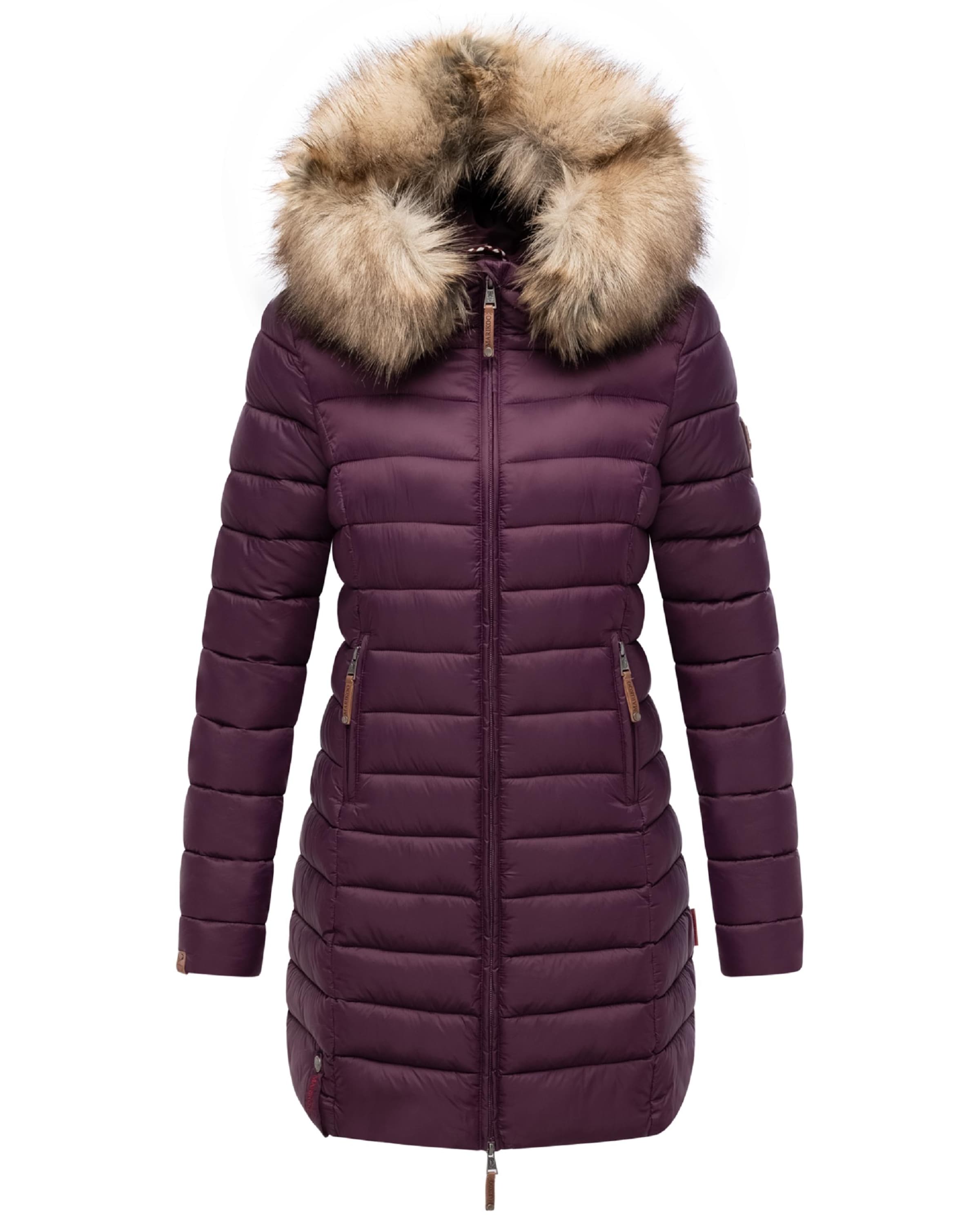 purpurinė MARIKOO Žieminis paltas 'Rose'