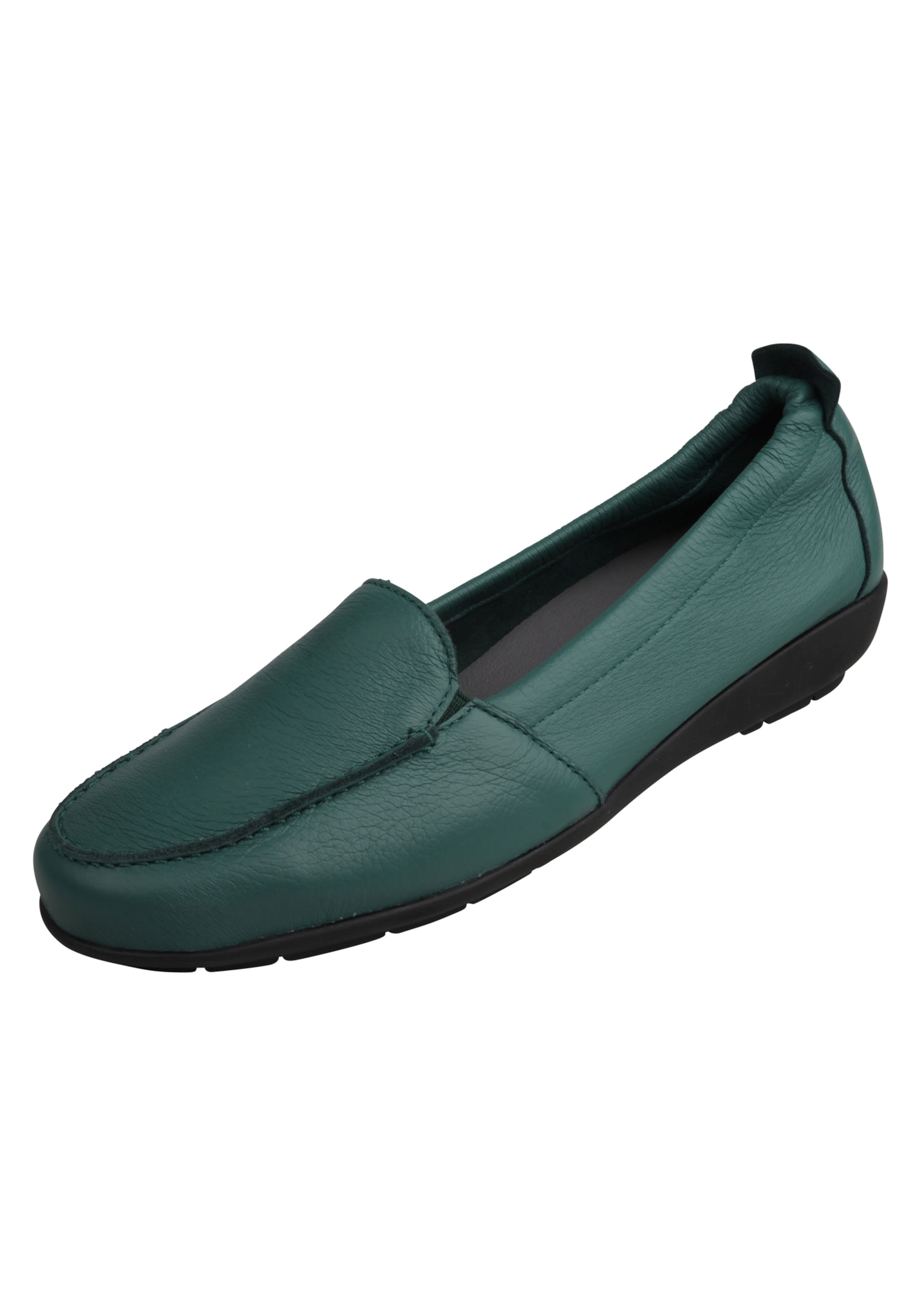 Natural Feet Moccasin 'Marie' in Green: front