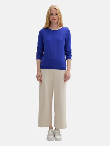 TOM TAILOR Sweatshirt in Blau