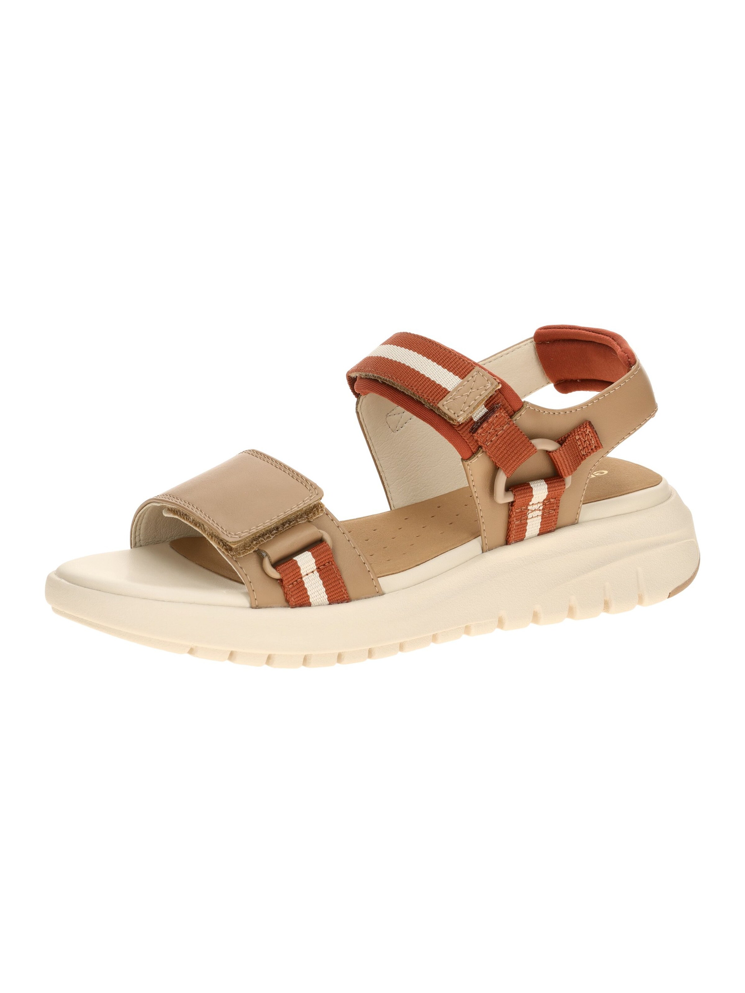 GEOX Sandale 'Geox Flextride Sandalen braun rot D65BSC'‌‌‌‌‌‌‌‌‌ in Braun: Vorderseite