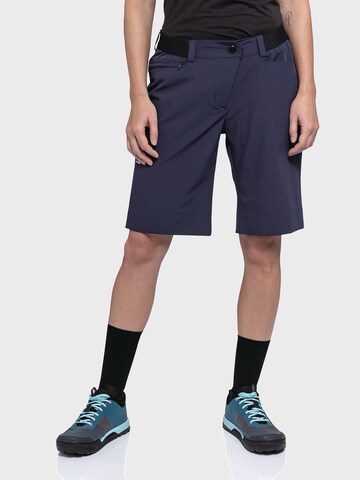 Regular Pantalon outdoor ' Bike Shorts Style Keitele WMS ' Schöffel en bleu : devant
