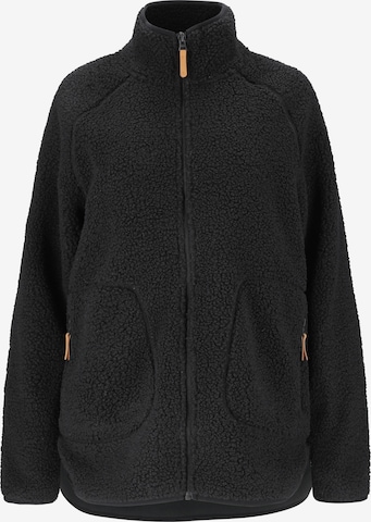 Whistler Fleece Jacket 'Pioneer' in Black: front