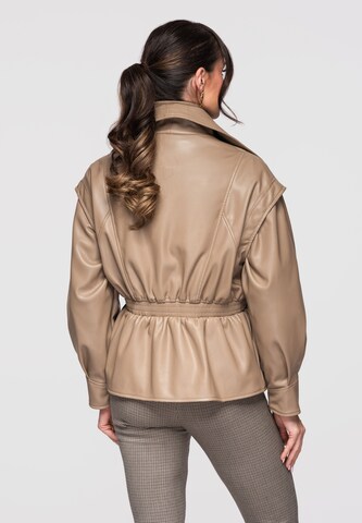 Veste mi-saison 'OW-JAFL-0121' Ombre en marron