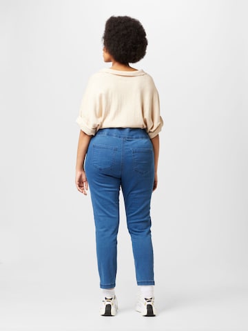 Skinny Jeggings 'Mally' di Fransa Curve in blu