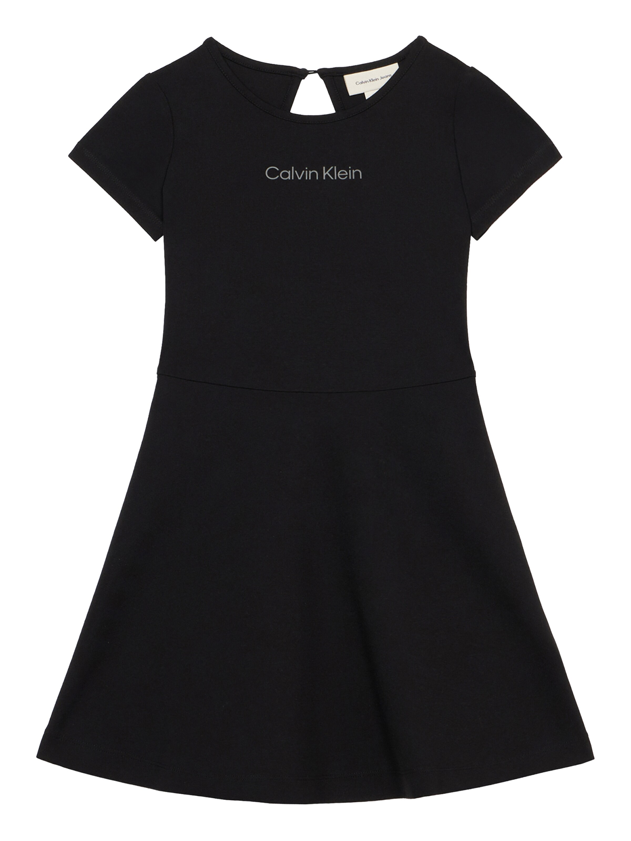 Calvin Klein Jeans Jurk in Zwart: voorkant