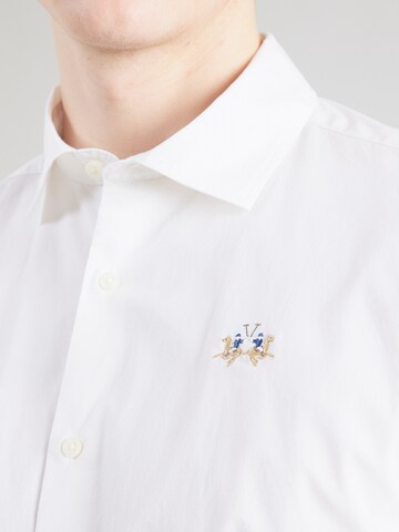 Slim fit Camicia di La Martina in bianco