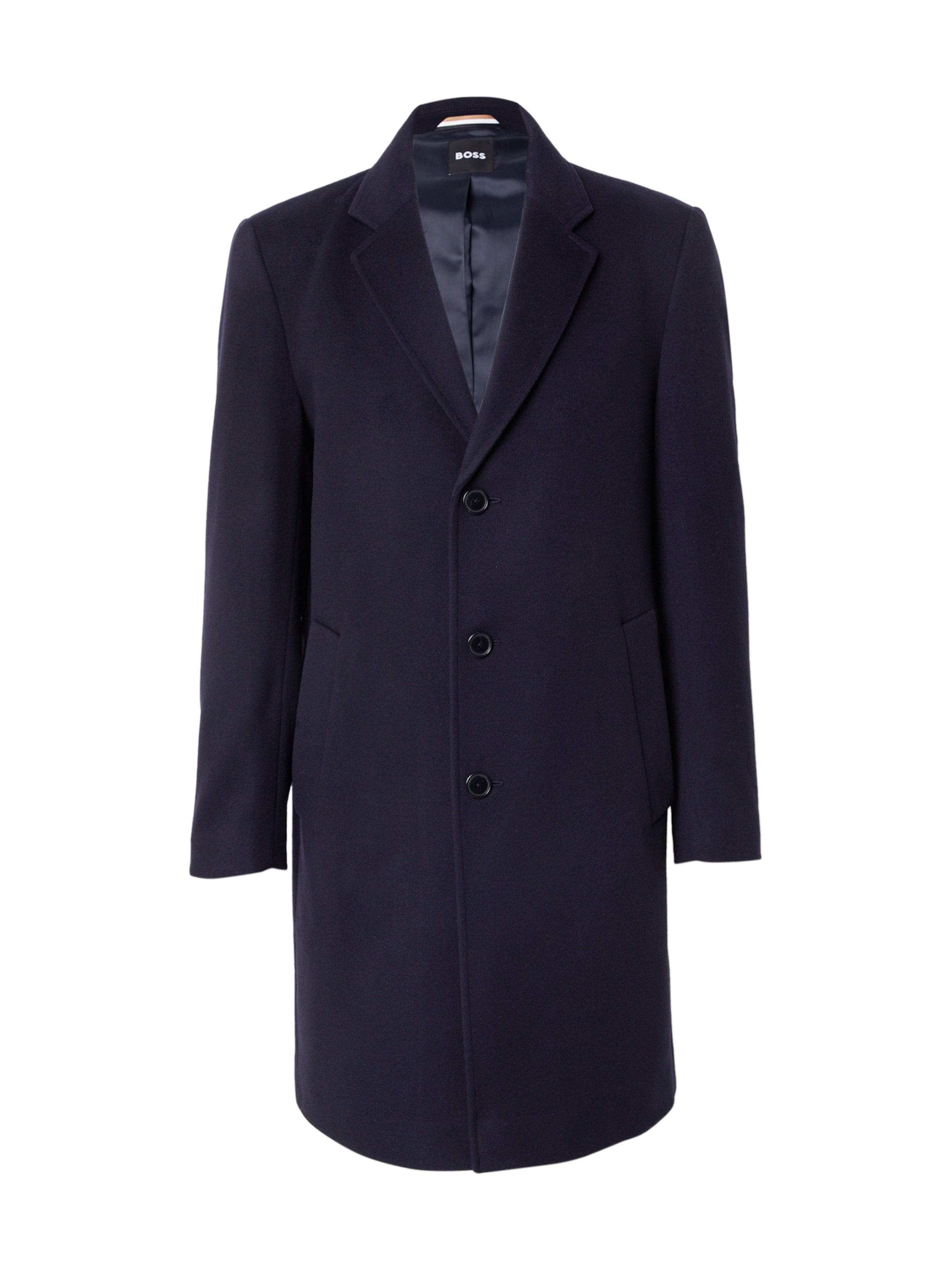 Cappotto di mezza stagione 'Hyde' di BOSS in blu: frontale