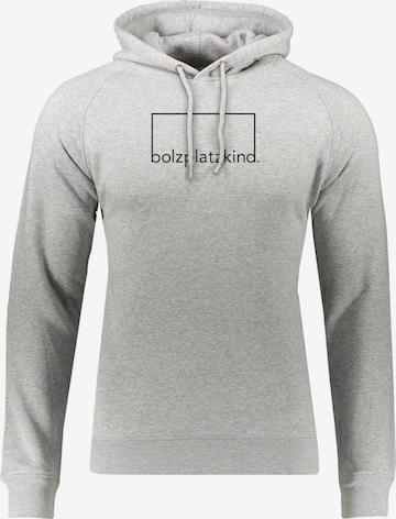 Bolzplatzkind Sweatshirt in Grey: front