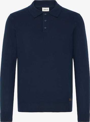 Pullover ' SDAKEL ' di !Solid in blu: frontale