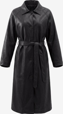 Manteau mi-saison faina en noir : devant