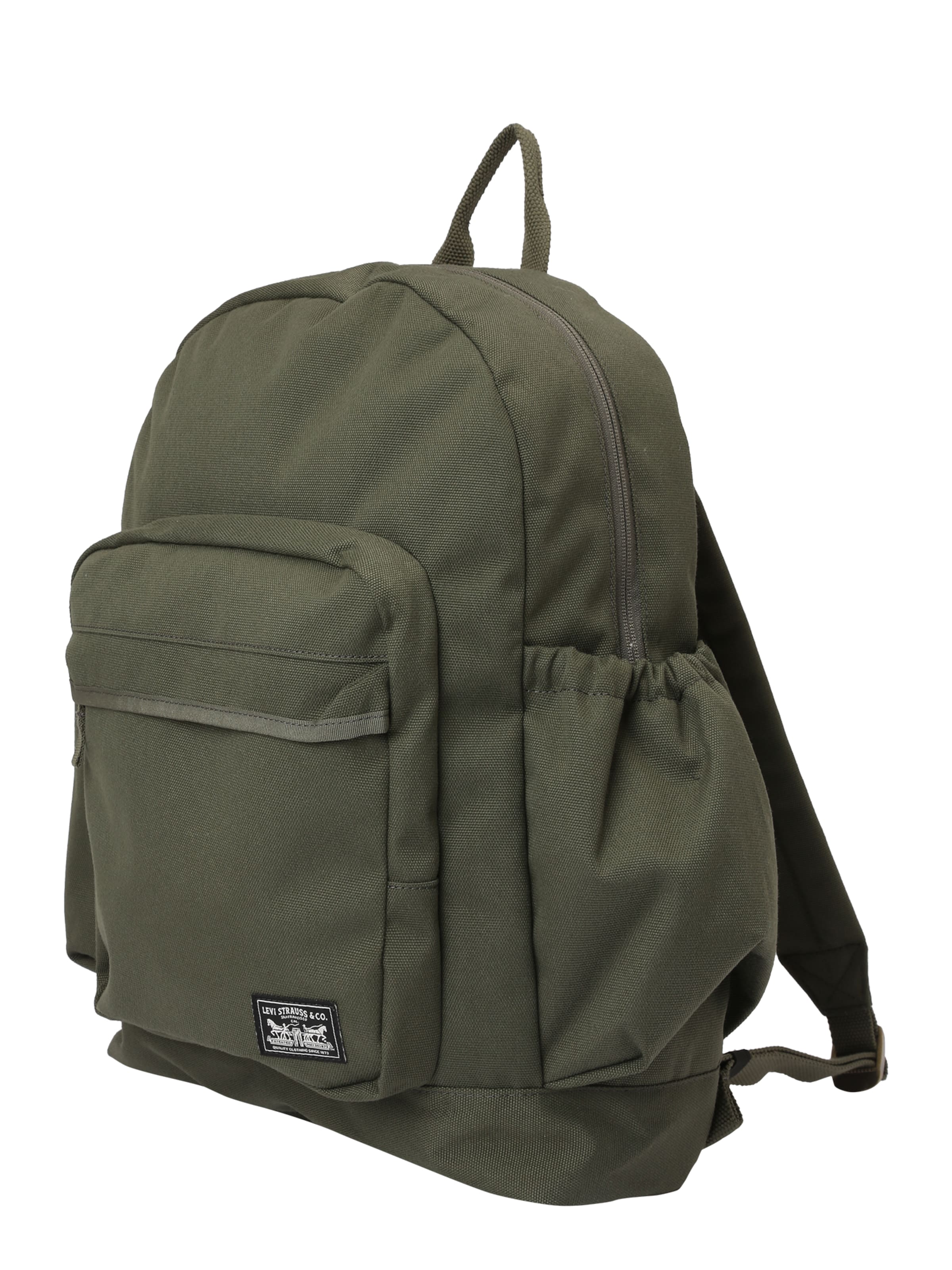 LEVI'S ® Hátizsák 'Mission Bay Backpack' - zöld: elől