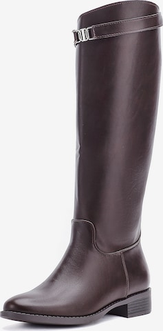 Bottes Elara en marron : devant