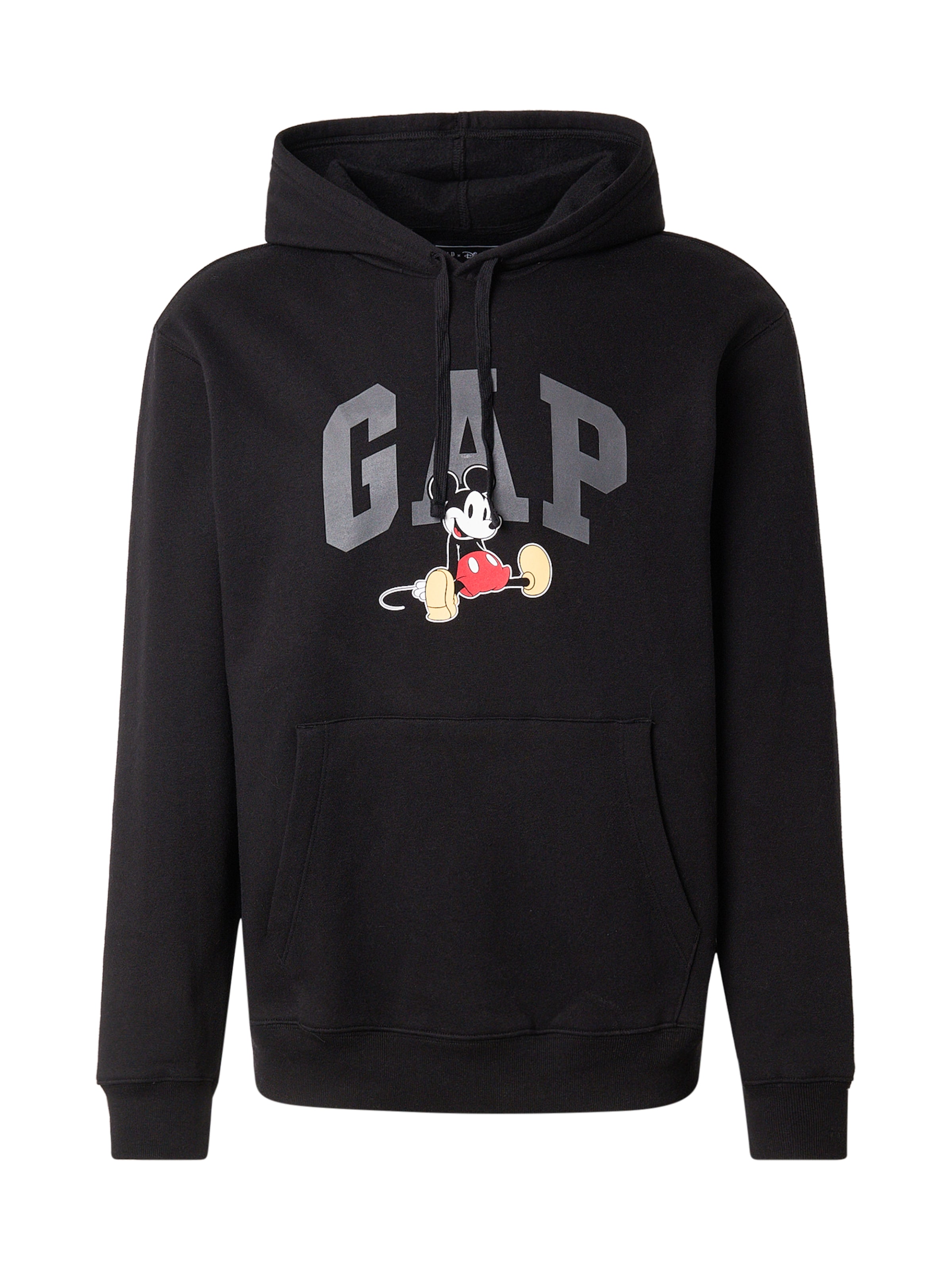 GAP Суичър 'DISNEY X GAP' в черно: отпред
