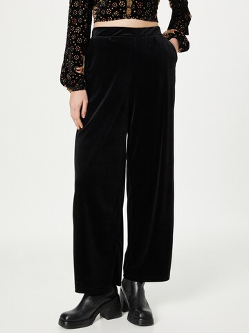 ICHI Loose fit Pants 'LAVANNY' in Black: front