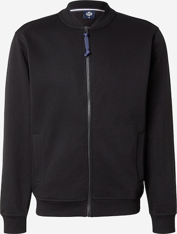 LERROS Sweatvest in Zwart: voorkant