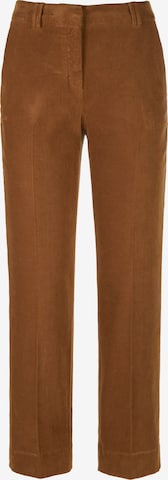 Regular Pantalon à plis DAY.LIKE en marron : devant