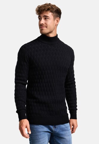 INDICODE JEANS Trui 'Alpha' in Zwart
