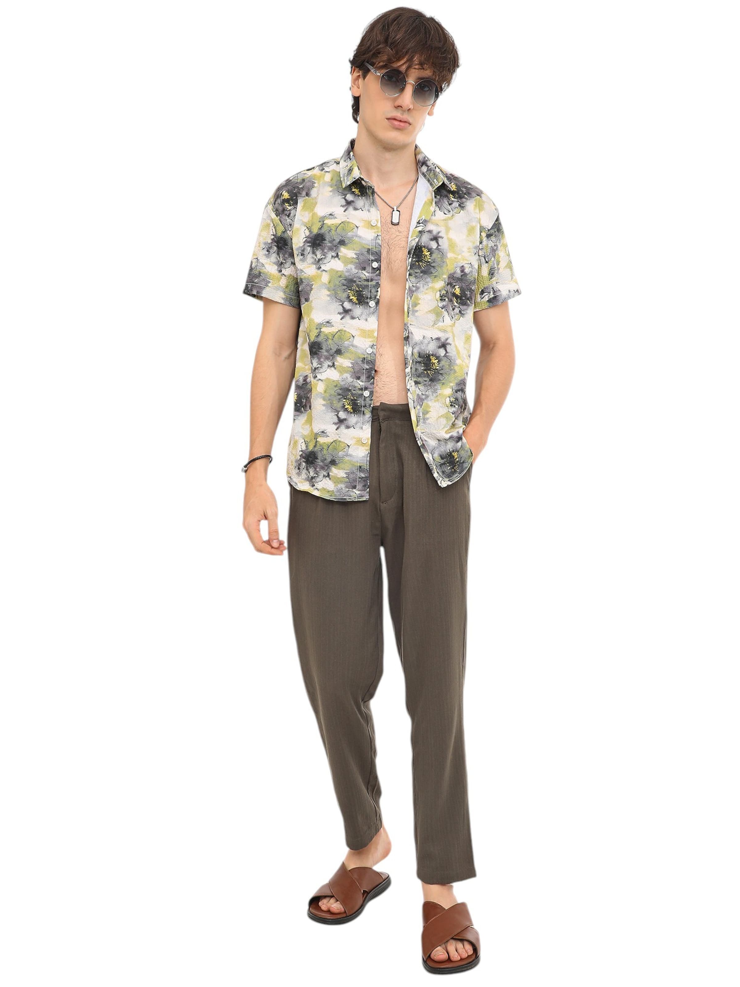 Campus Sutra Regular fit Button Up Shirt in Mixed colors