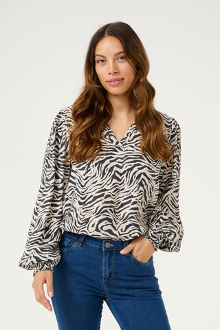 Kaffe Blouse 'Jodie' in Beige: voorkant