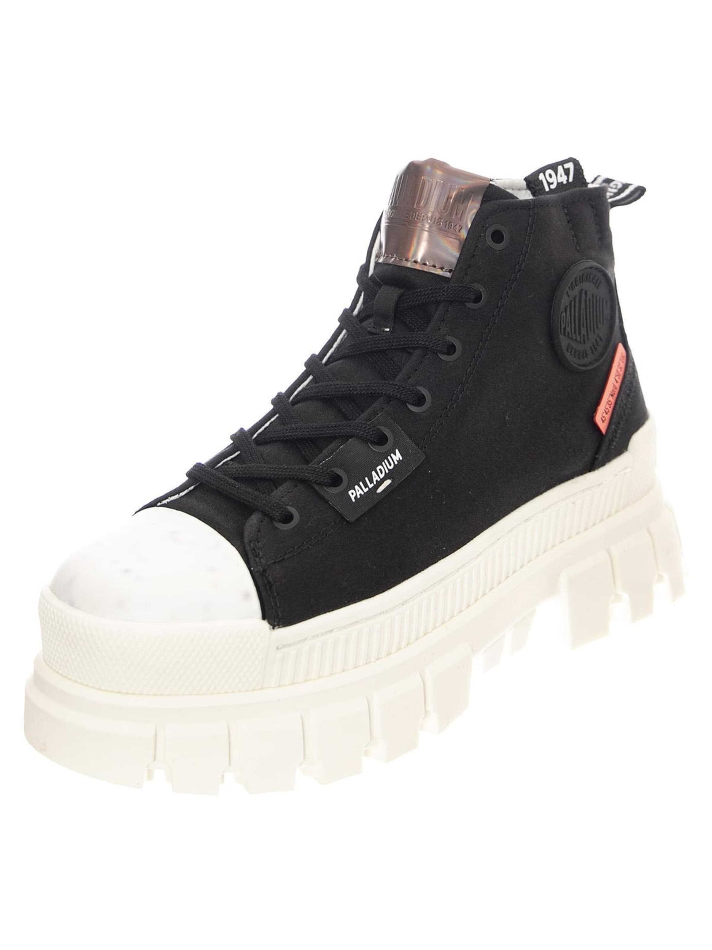 Palladium Bottes en 36 en noir, Vue avec produit