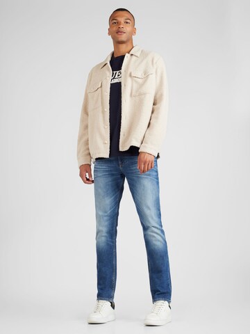 GUESS Shirt 'LOS ANGELES' in Blue