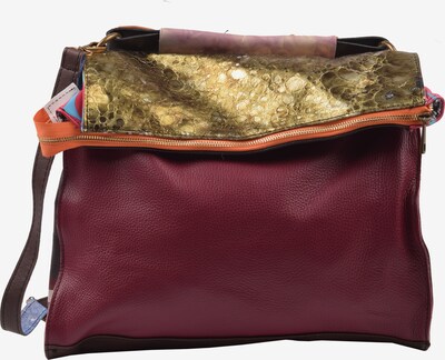 ebarrito Umhängetasche 'MAGIC WAND BAG' in braun / gold / dunkelrot, Produktansicht