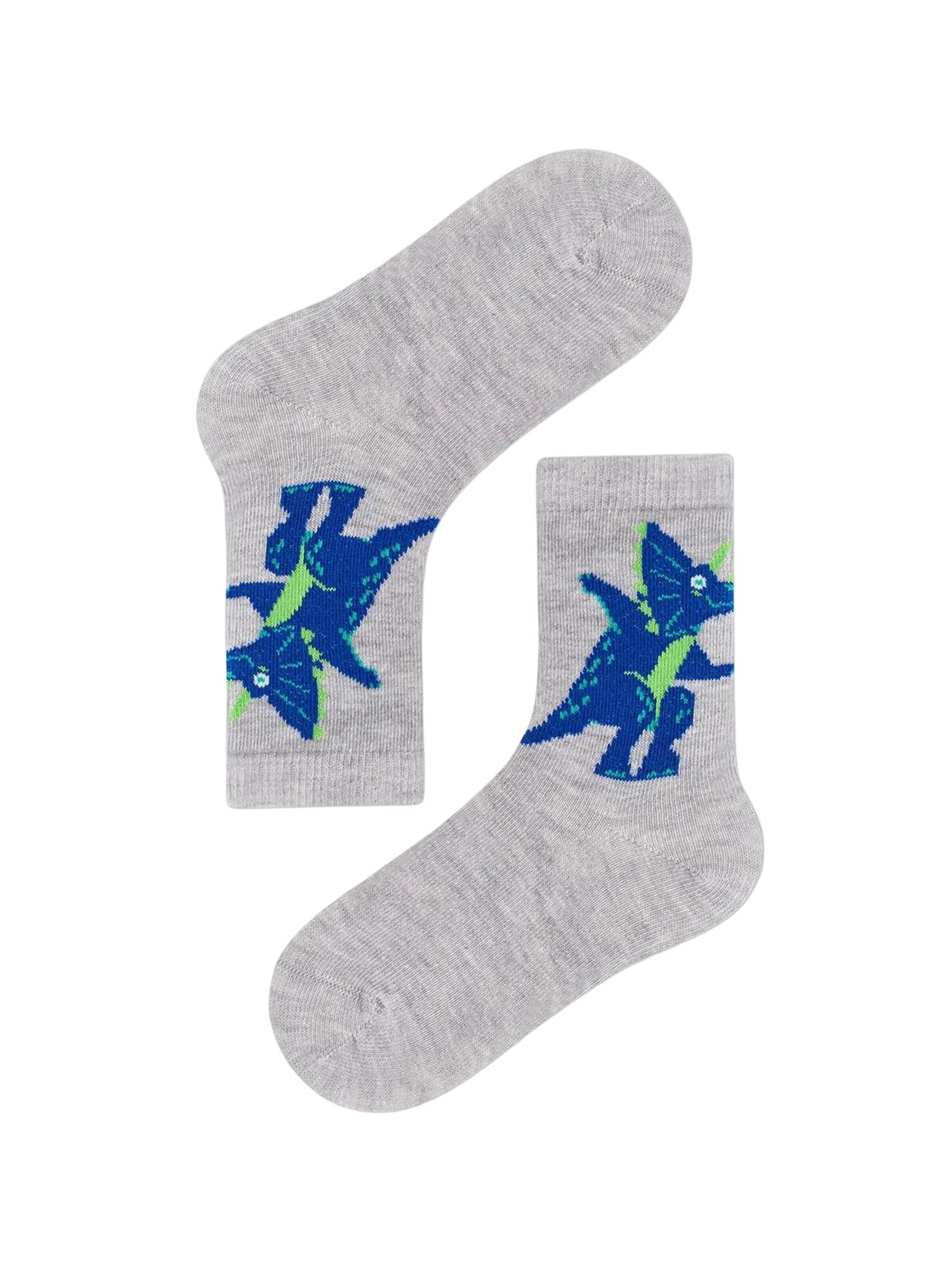 Penti Socken 'PENTI 4er-Pack Jungen Crew-Socken mit Drachen-Dinosaurier-Muster'‌‌‌‌‌‌‌‌‌‌ in Mischfarben