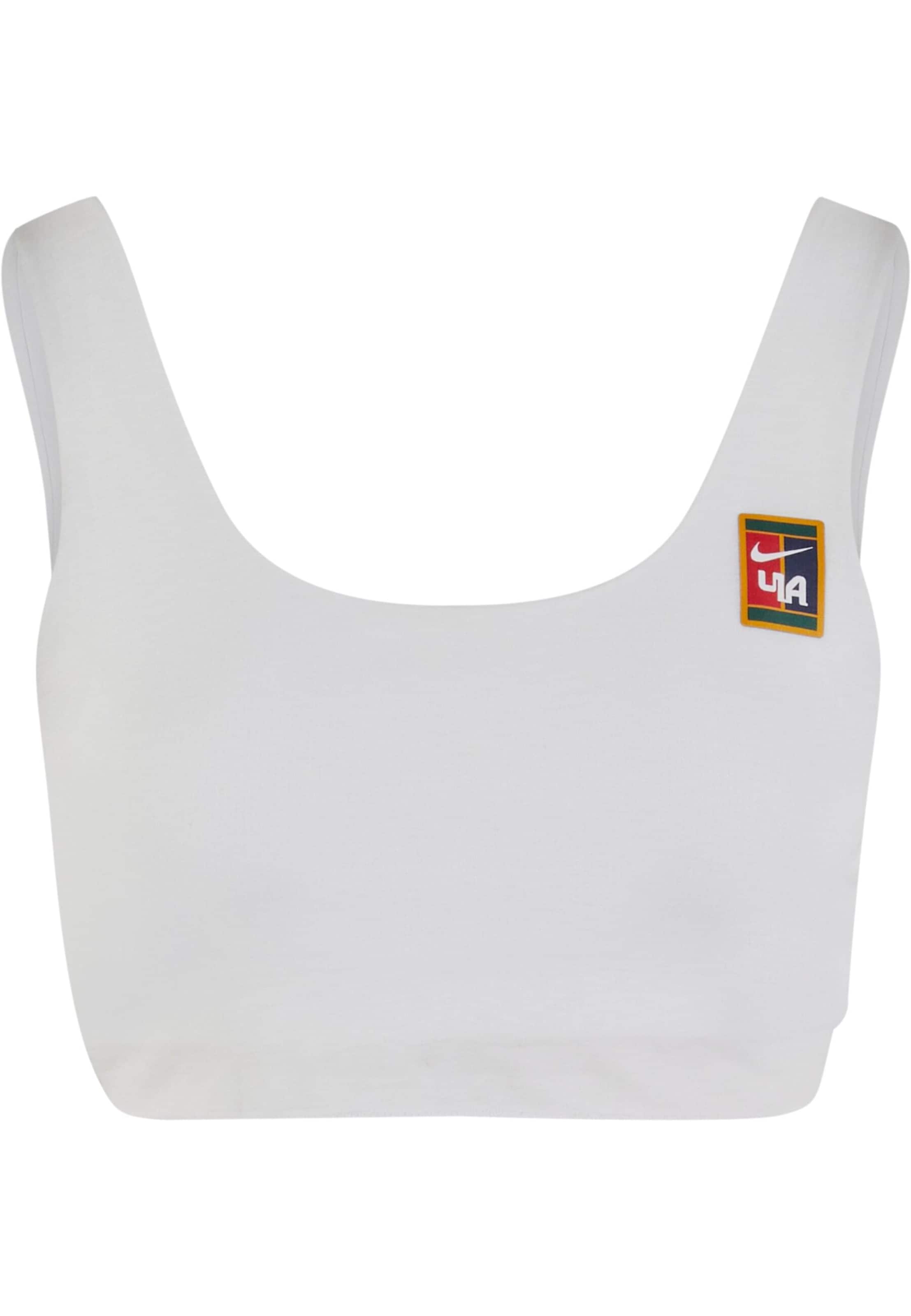 NIKE Korzetová Sportovní podprsenka 'Nike x Yoon' – bílá: přední strana