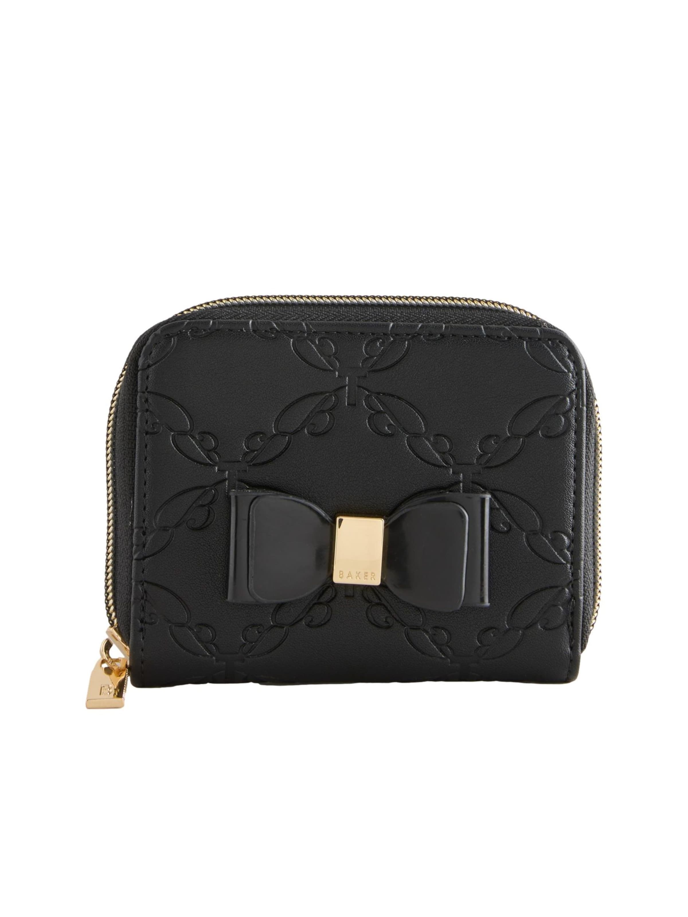 Portofel de la Baker by Ted Baker pe negru: față