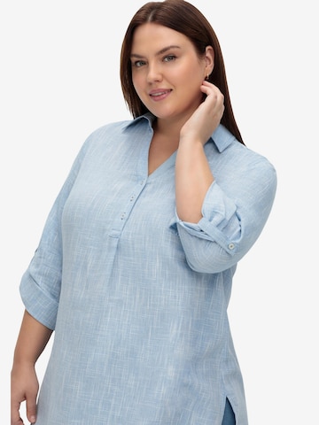 SHEEGO Bluse in Blau