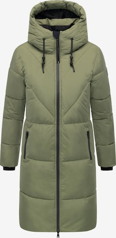 Cappotto invernale 'Kältekuschel XIV' di NAVAHOO in verde: frontale