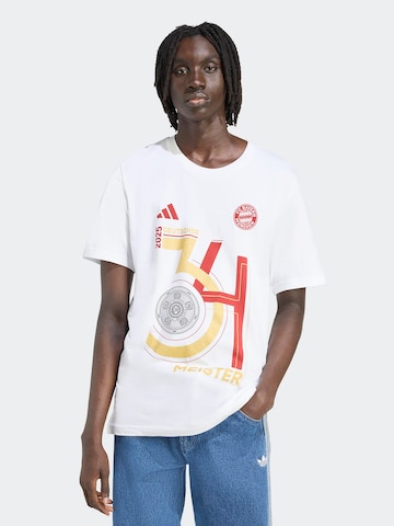 T-Shirt fonctionnel 'Deutscher Meister 2025' ADIDAS PERFORMANCE en blanc : devant