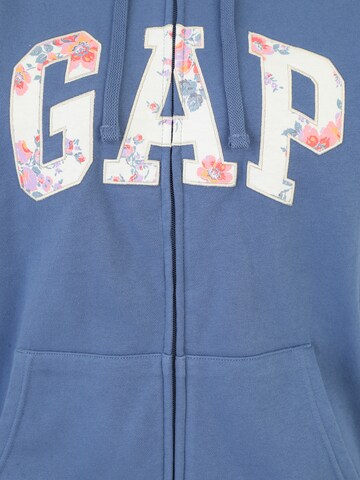 Gap Tall Sweat jacket 'HERITAGE' in Blue