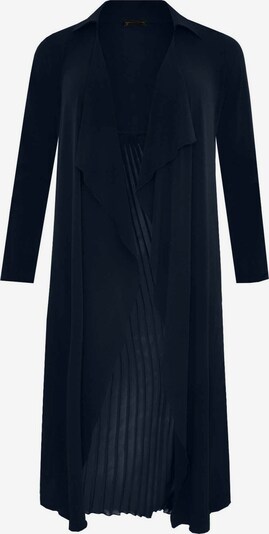 Yoek Strickjacke ' Pleated ' in dunkelblau, Produktansicht