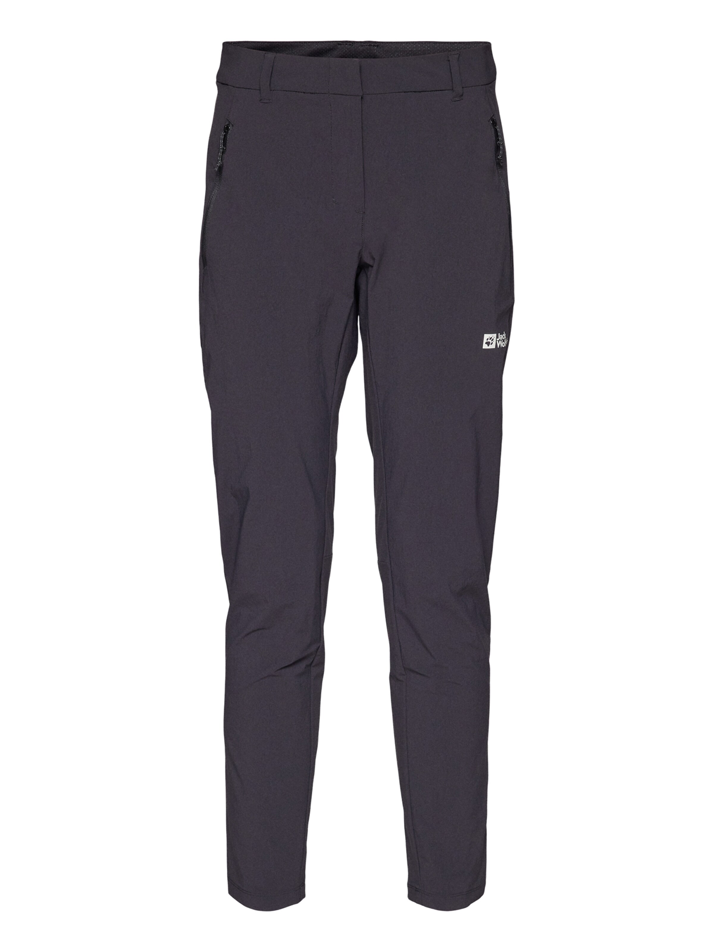 Coupe slim Pantalon outdoor 'HIKEOUT' JACK WOLFSKIN en noir : devant
