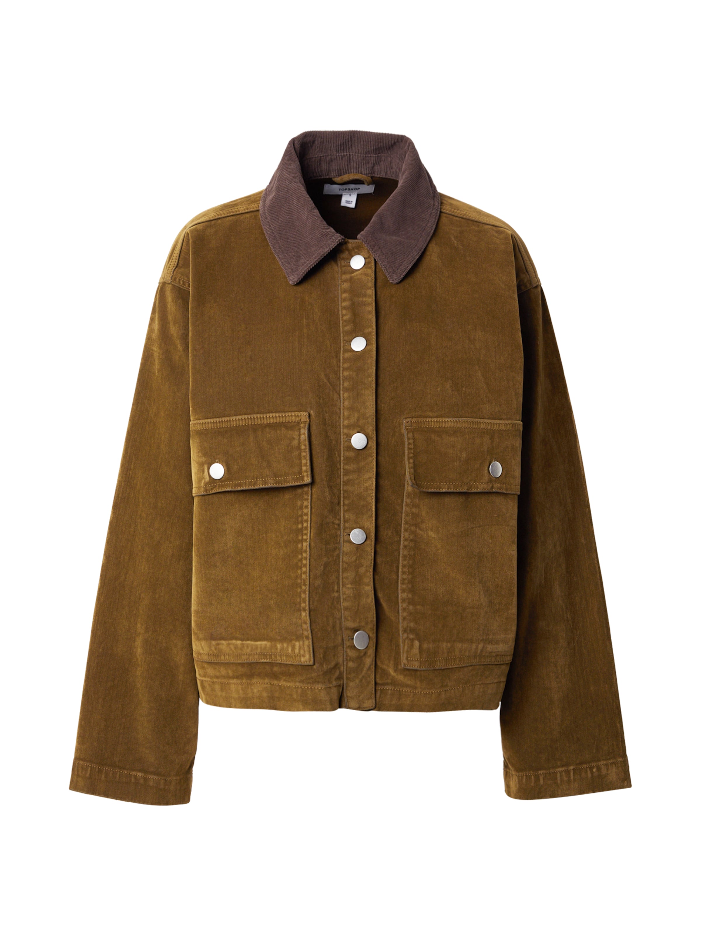 TOPSHOP Prechodná bunda 'JULIANE' - Zelená: predná strana