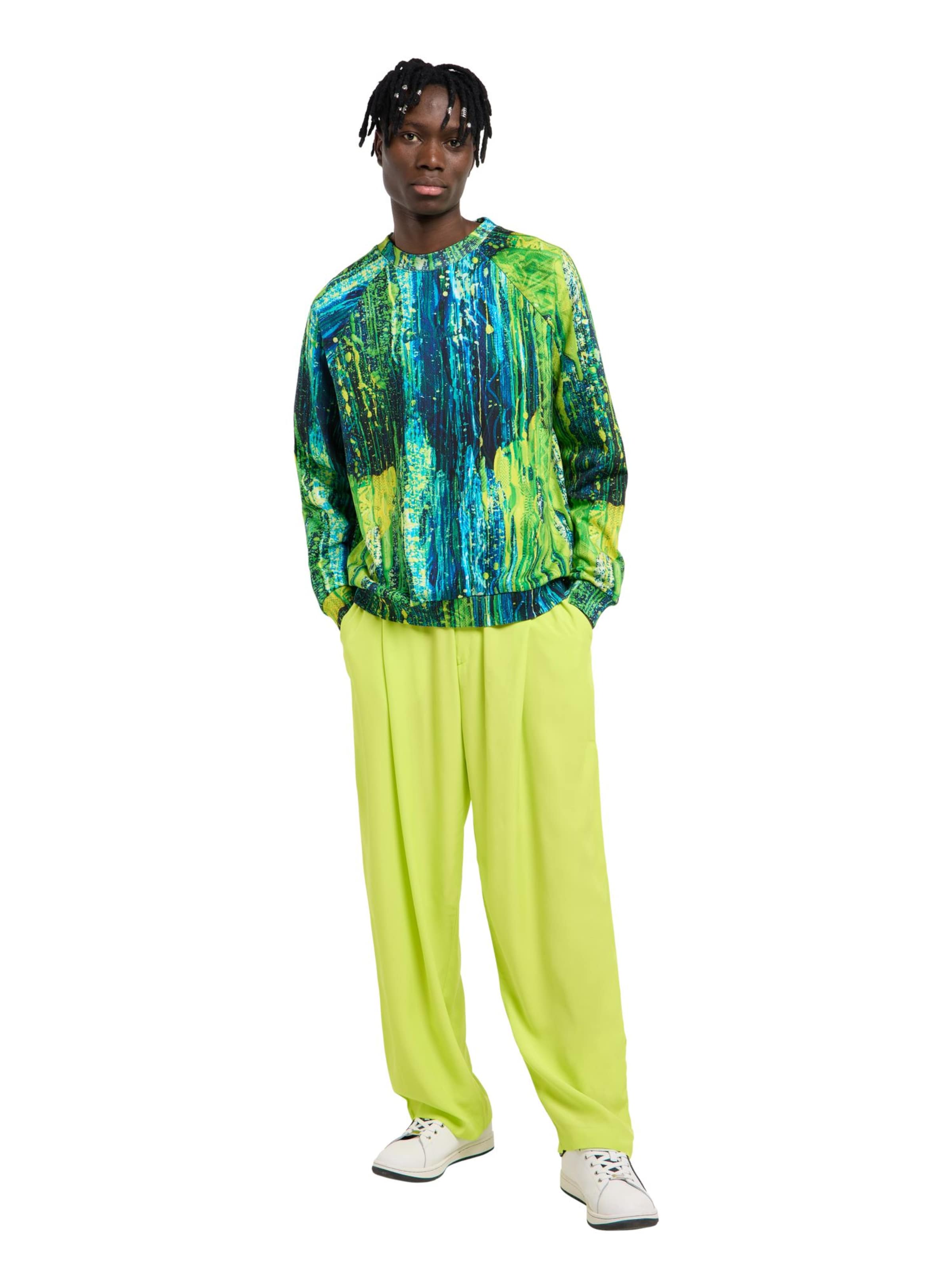 Carlo Colucci Sweatshirt 'Fauster' in Green