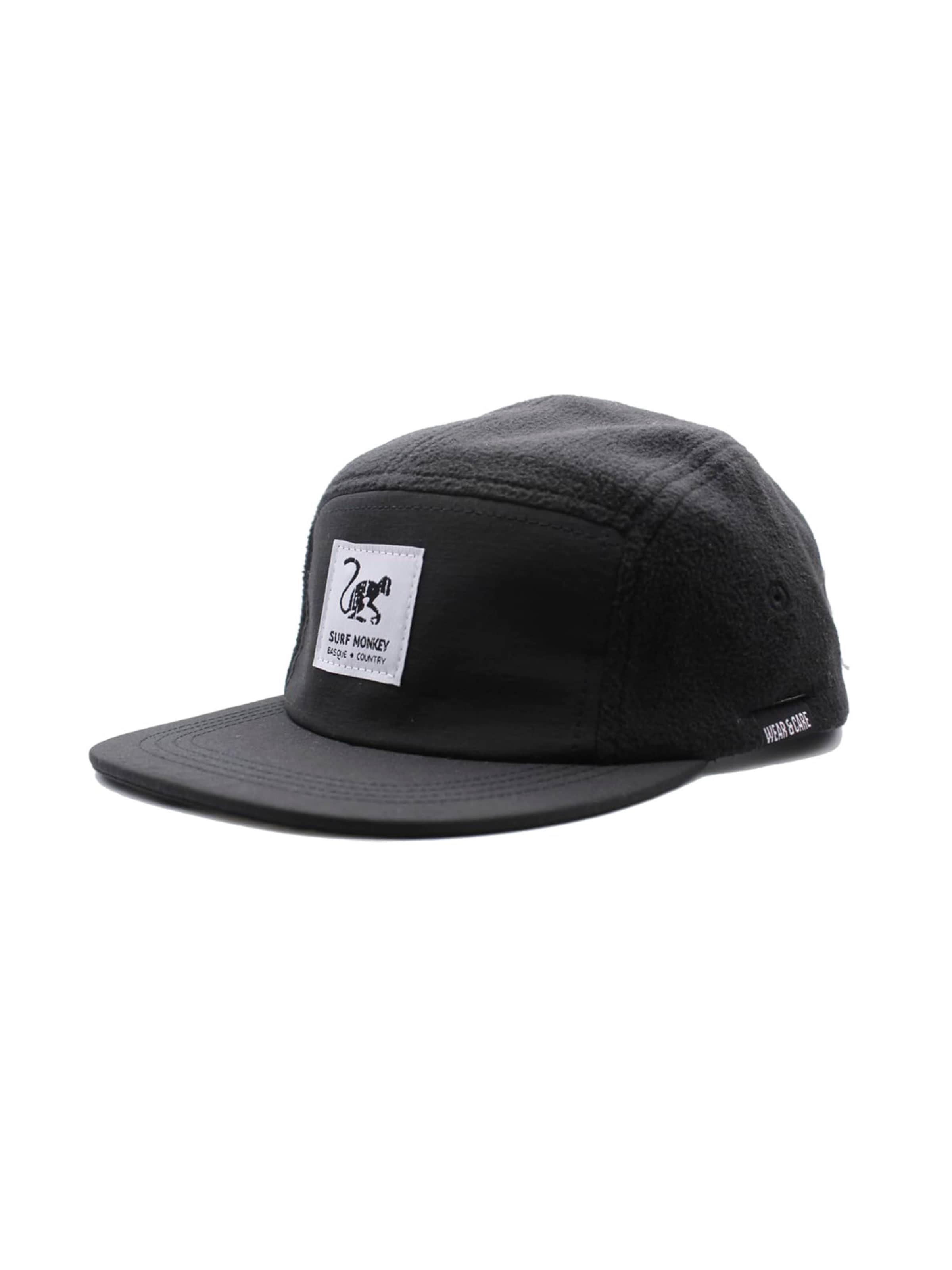 Surf Monkey - Gorra deportiva en negro: frente