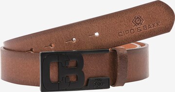 CIPO & BAXX Belt in Brown: front