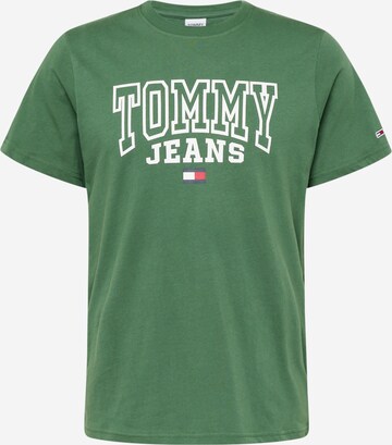 Tommy Jeans Tričko – zelená: přední strana