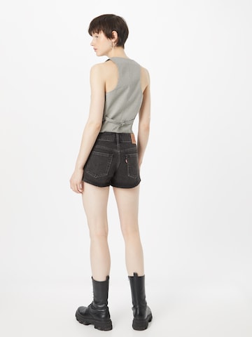 LEVI'S ® Ohlapna forma Kavbojke 'Superlow Short' | črna barva
