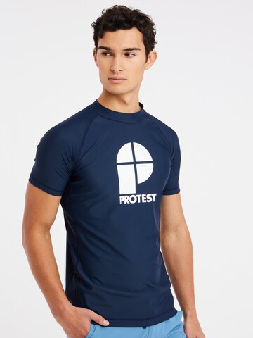 PROTEST Performance shirt 'PRTCATERS' in Blue