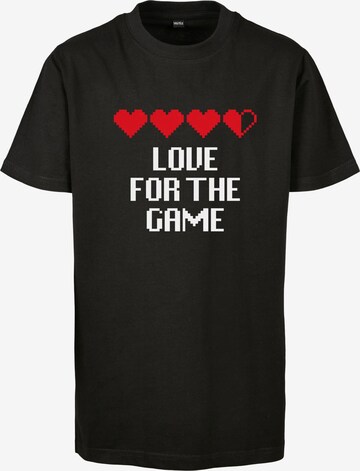Mister Tee Shirt 'Love For The Game' in Zwart: voorkant