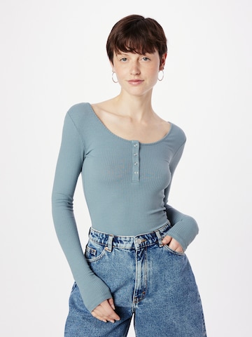 PIECES Shirt 'KITTE' in Blue: front
