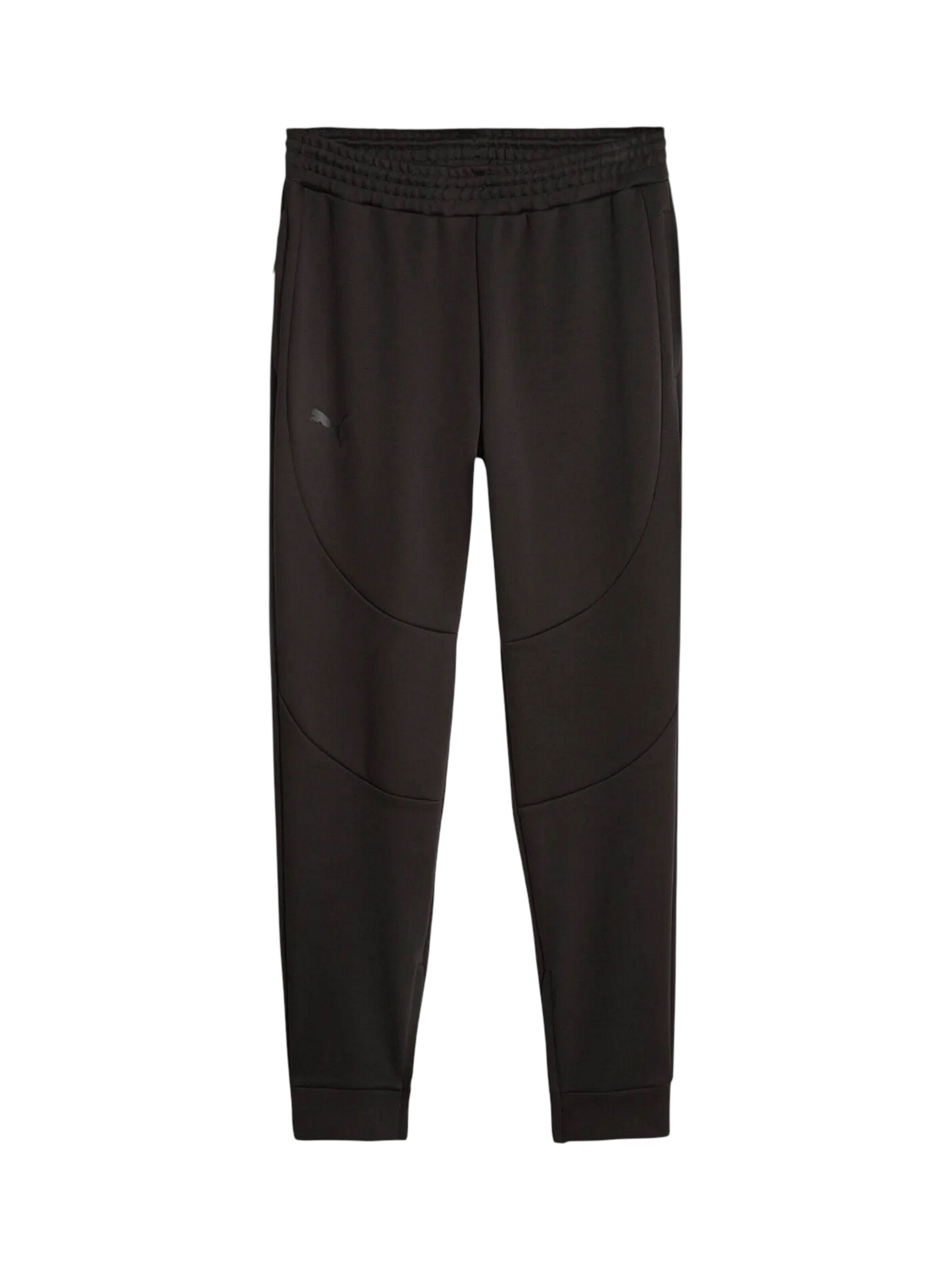 PUMA Tapered Sporthose 'Hoops Team Dime' in Schwarz: Vorderseite