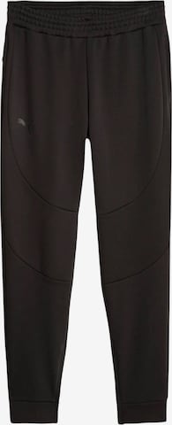 PUMATapered Sportske hlače 'Hoops Team Dime' - crna boja: prednji dio